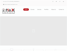 Tablet Screenshot of i-maxinfotech.com